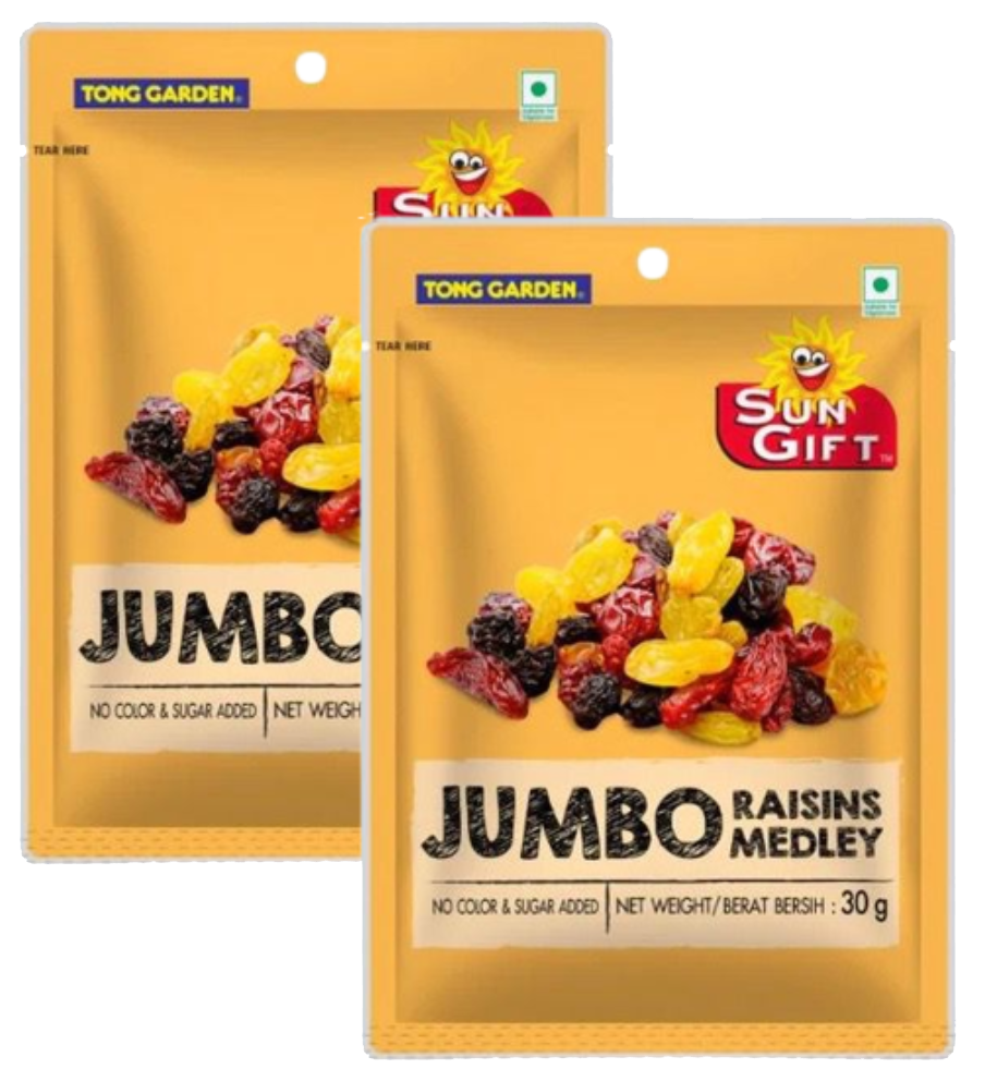 Tong Garden Jumbo Raisin Medley 2x(30g) [3186]